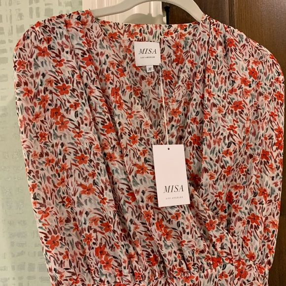 Misa Los Angeles Dresses & Skirts - Misa flora print dress NWT size M